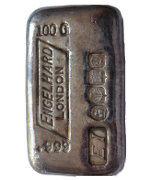 Engelhard 100 Gramm Silberbarren